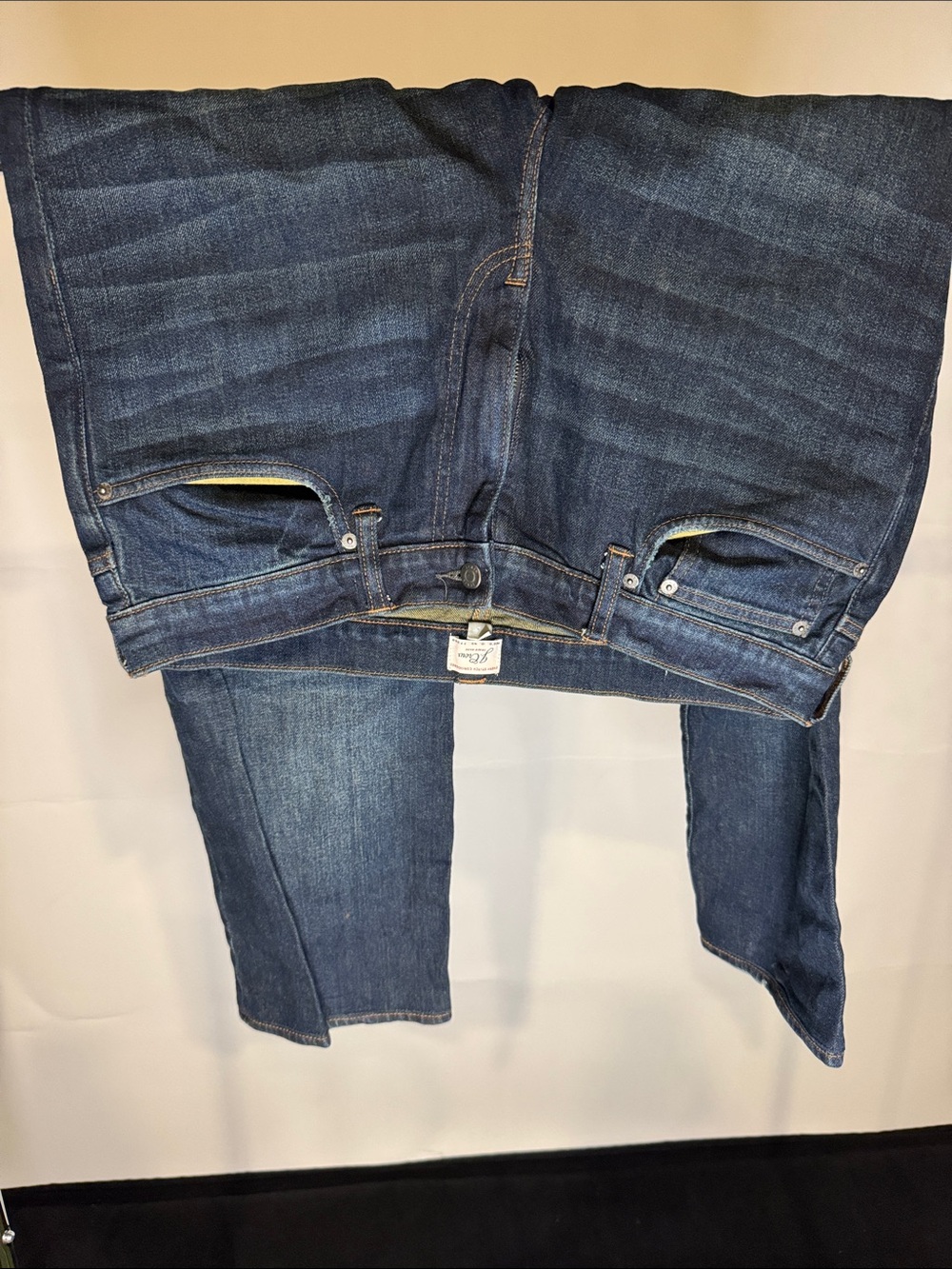 J. Crew Men's 770 Straight Jeans in Indigo Blue Wash 35x32